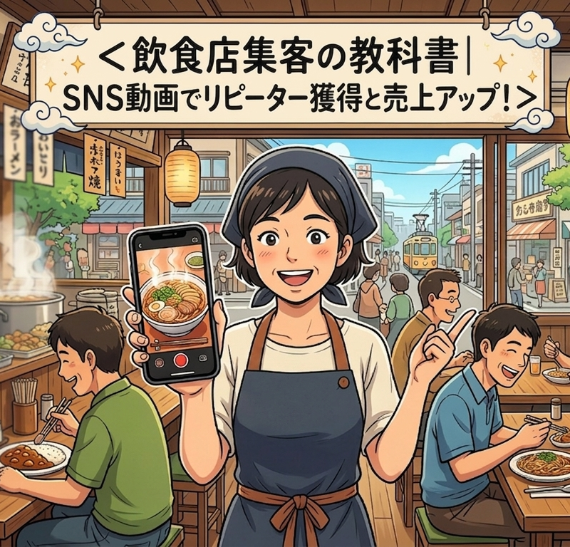 SNS動画でリピーター獲得と売上アップ