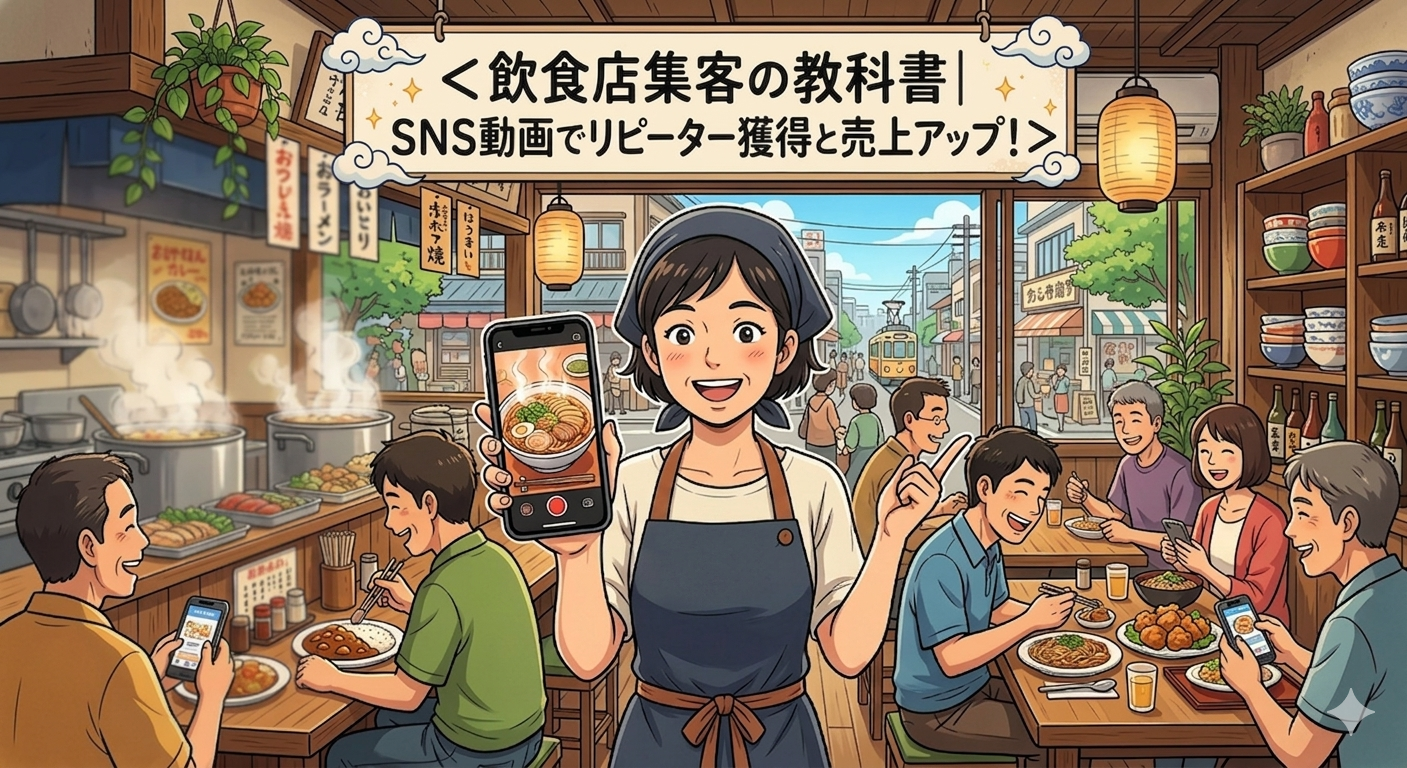 SNS動画でリピーター獲得と売上アップ