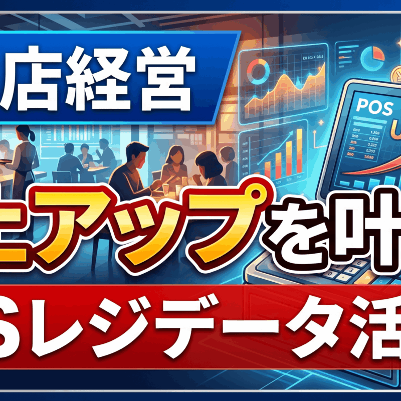 売上アップを叶えるPOSレジデータ活用法
