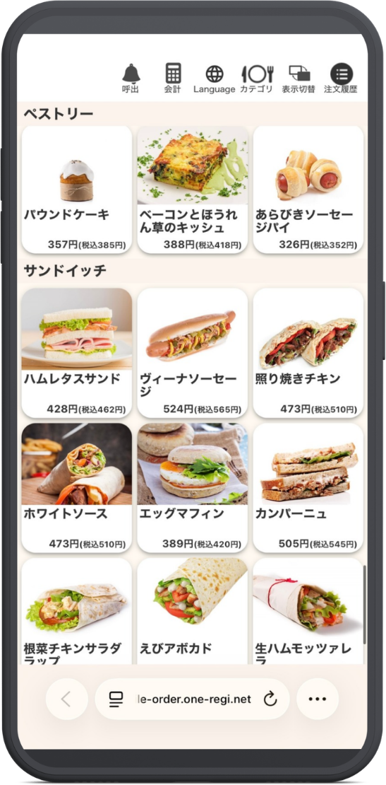 3列表示