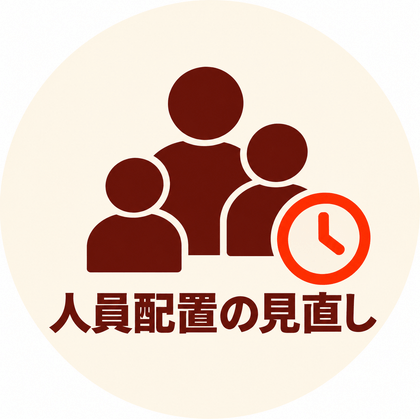 人員配置の見直し