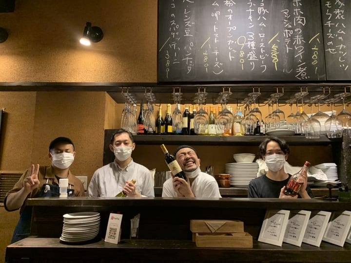 Cucina Bar然のスタッフのみなさん（東京都新宿区）